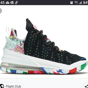 Well worn LeBron James "James Gang" Sneakers